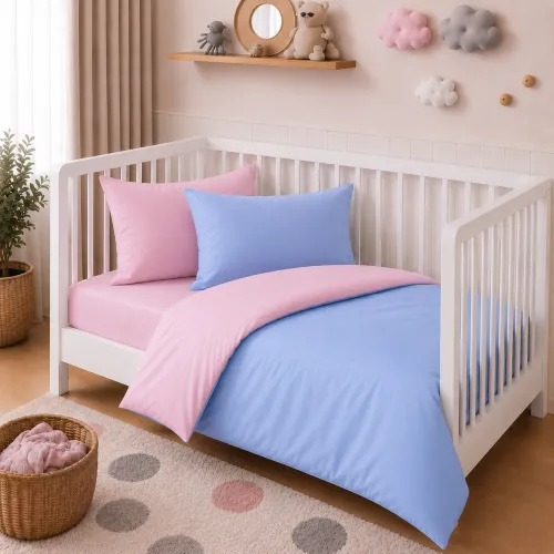 Комплект постельного белья Поплин BABY Poplin Line 018 + 067 Nelson - 1