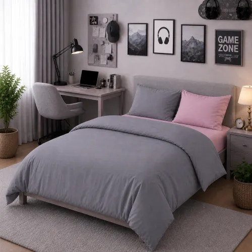 Комплект постельного белья TEENAGER Poplin Line 041 + 056 Emerson - 1