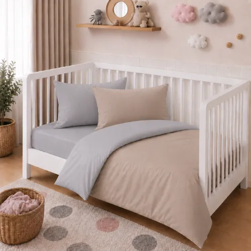 Комплект постельного белья Поплин BABY Poplin Line 054 + 015 Cabading - 1