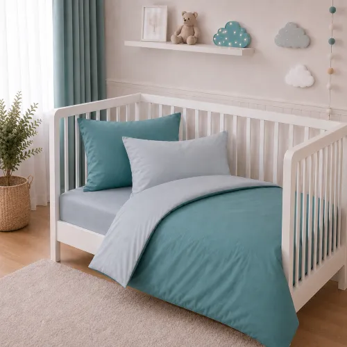 Комплект постільної білизни Поплін BABY Poplin Line 054 + 067 Gerwin - 1