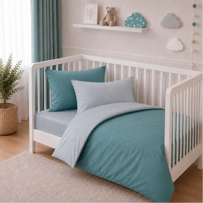 Комплект постельного белья Поплин BABY Poplin Line 054 + 067 Gerwin