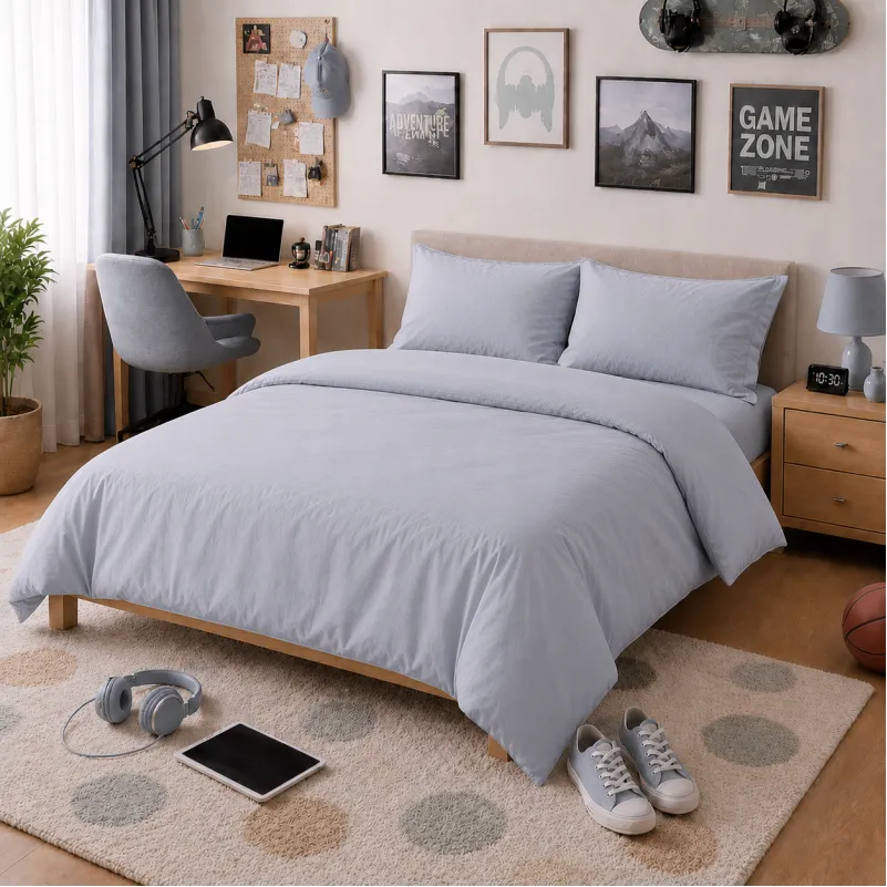 Комплект постільної білизни Поплін TEENAGER Poplin Line "054 Light Gray"
