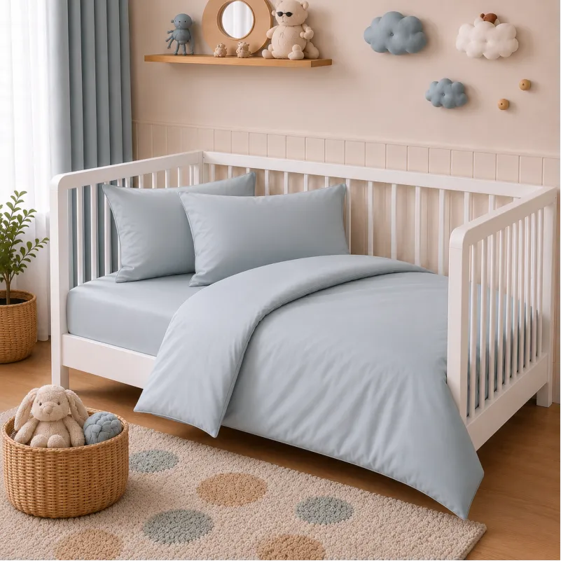 Комплект постільної білизни Поплін BABY Poplin Line "054 Light Gray"