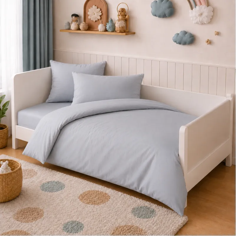Комплект постельного белья LITTLE KIDS Poplin Line "054 Light Gray"