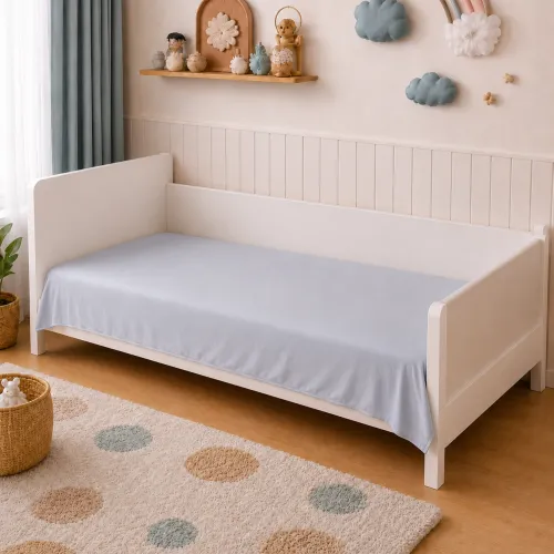 Комплект постельного белья LITTLE KIDS Poplin Line "054 Light Gray" - 5