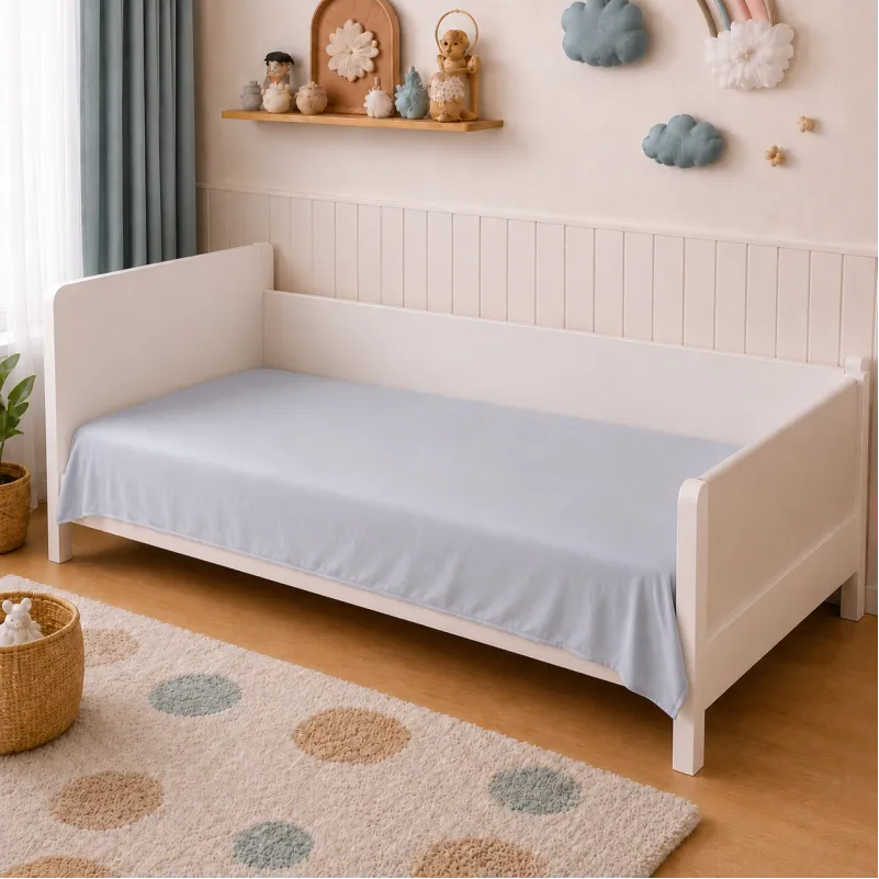 Комплект постельного белья LITTLE KIDS Poplin Line "054 Light Gray" - 4