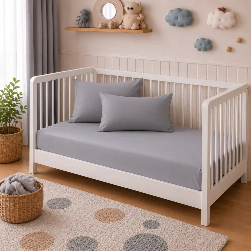 Комплект постільної білизни Поплін BABY Poplin Line "056 Smoky" - 5