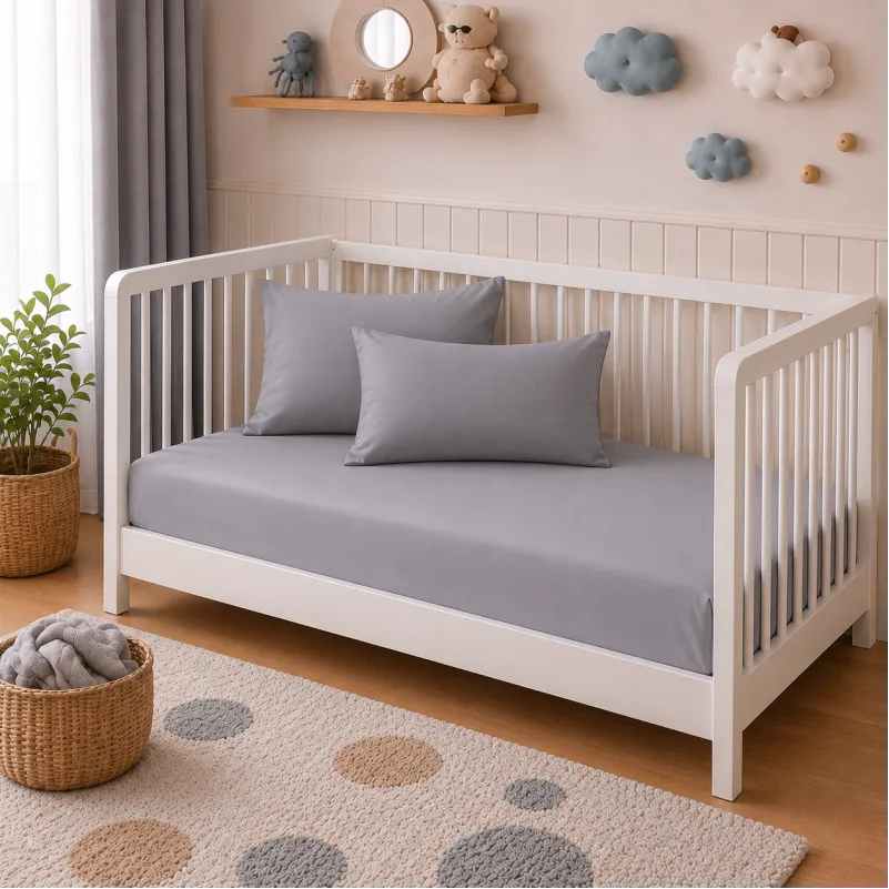 Комплект постільної білизни Поплін BABY Poplin Line "056 Smoky" - 4