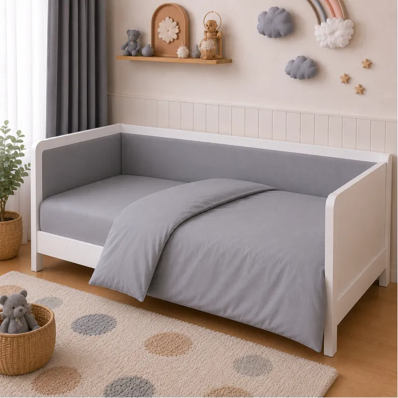 Комплект постельного белья LITTLE KIDS Poplin Line "056 Smoky" - 4