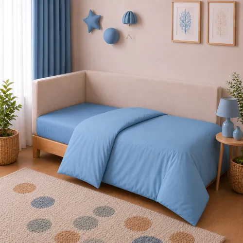 Комплект постельного белья JUNIOR Poplin Line "067 Green wave" - 5
