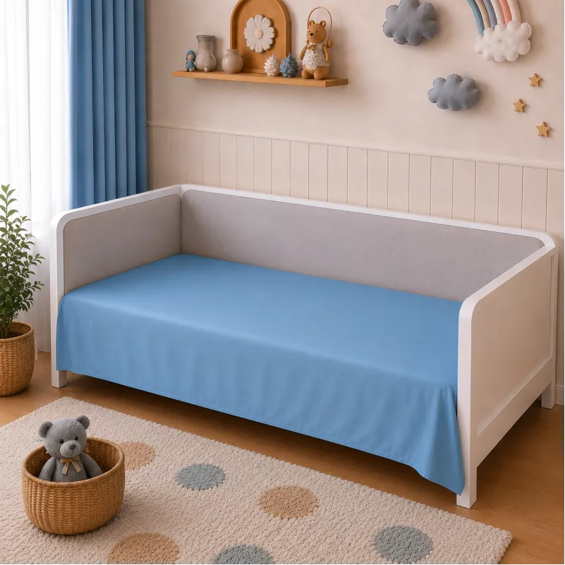 Комплект постельного белья LITTLE KIDS Poplin Line "067 Green wave" - 6