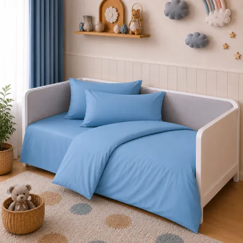 Комплект постельного белья LITTLE KIDS Poplin Line "067 Green wave"