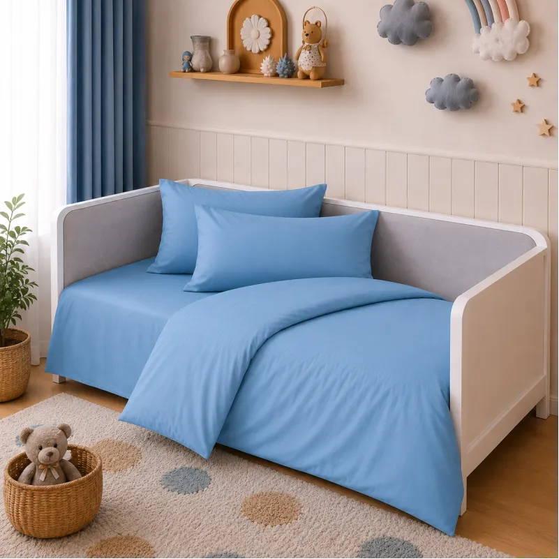 Комплект постельного белья LITTLE KIDS Poplin Line "067 Green wave"
