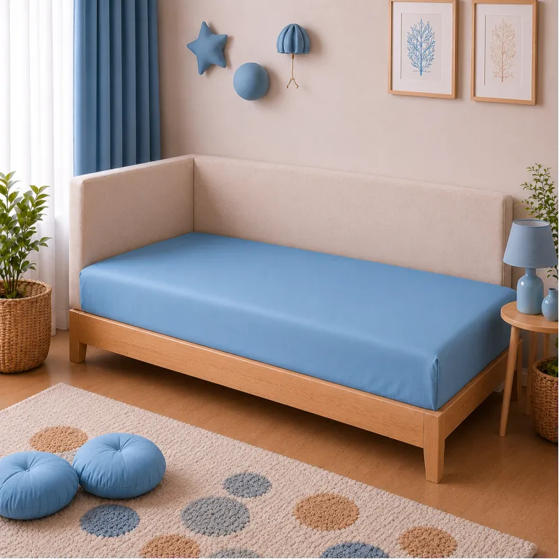 Комплект постельного белья TEENAGER Poplin Line "067 Green wave" Фото - 7
