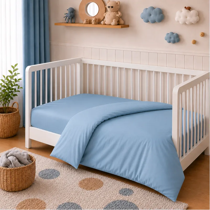 Комплект постільної білизни Поплін BABY Poplin Line "067 Green wave" - 4