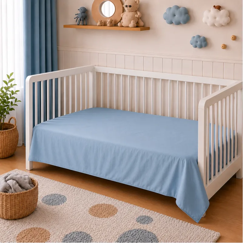 Комплект постільної білизни Поплін BABY Poplin Line "067 Green wave" Фото - 6