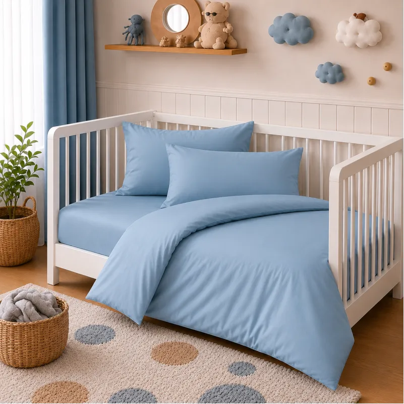 Комплект постільної білизни Поплін BABY Poplin Line "067 Green wave"
