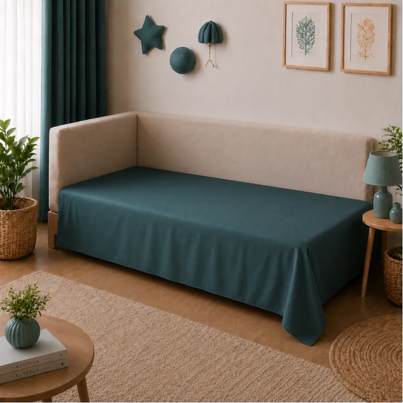 Комплект постільної білизни Поплін TEENAGER Poplin Line "091 Emerald" - 4