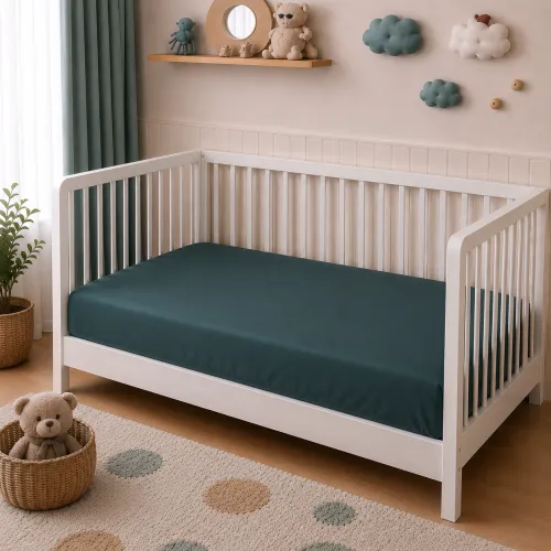 Комплект постельного белья Поплин BABY Poplin Line "091 Emerald" - 5