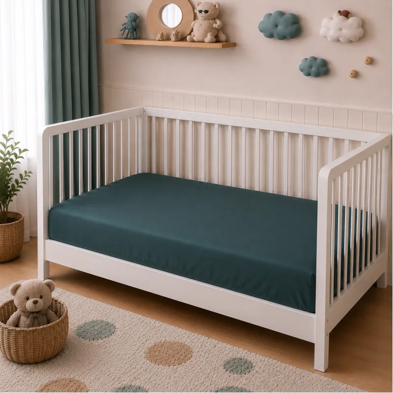 Комплект постільної білизни Поплін BABY Poplin Line "091 Emerald" - 4