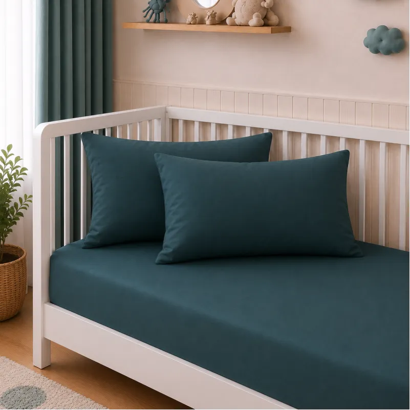 Комплект постільної білизни Поплін BABY Poplin Line "091 Emerald" Фото - 6