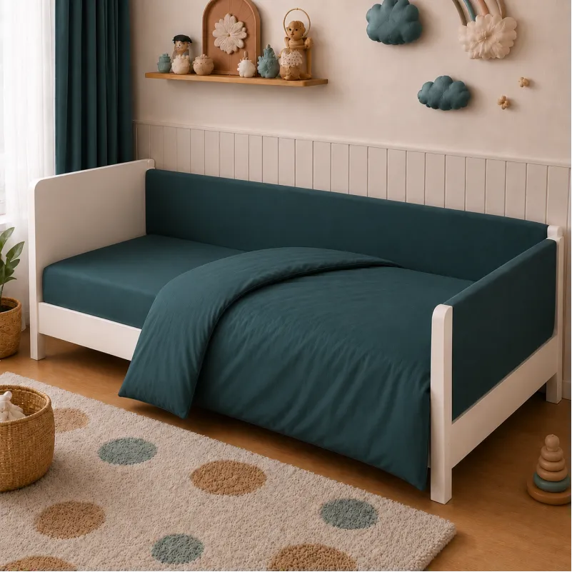 Комплект постельного белья LITTLE KIDS Poplin Line "091 Emerald" - 6