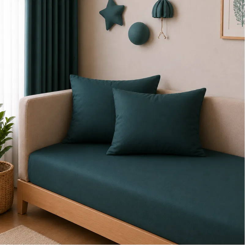 Комплект постільної білизни Поплін TEENAGER Poplin Line "091 Emerald" Фото - 6