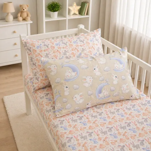 Комплект постельного белья LITTLE KIDS Poplin Line Kids 07 Rabbits - 5