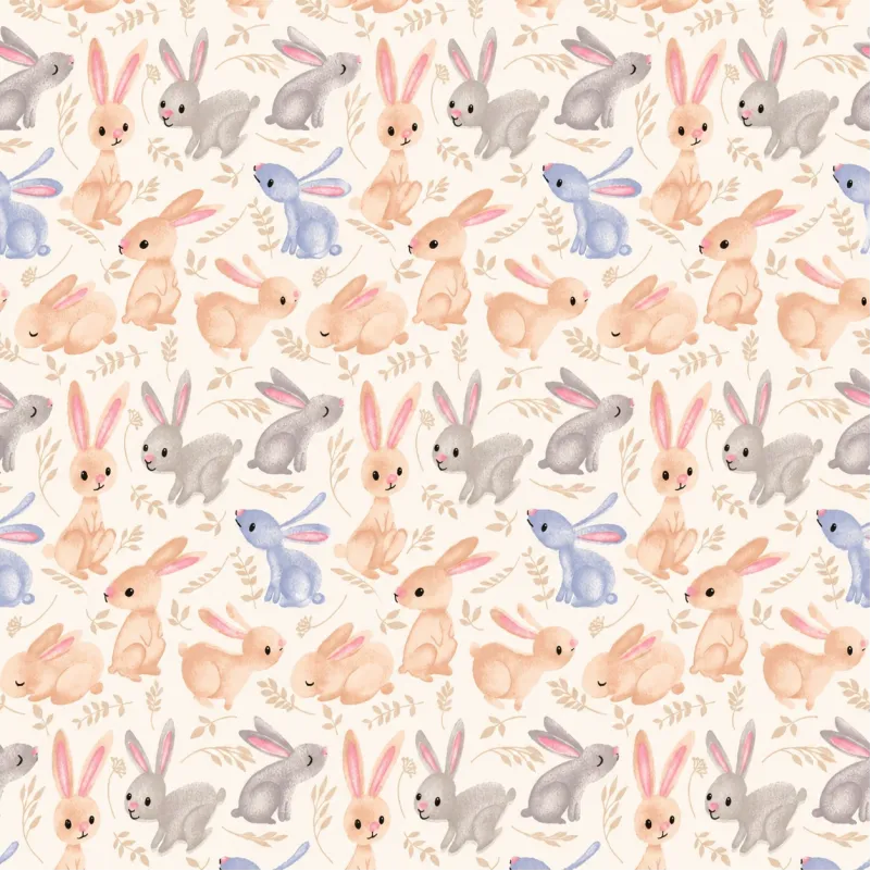 Комплект постельного белья LITTLE KIDS Poplin Line Kids 07 Rabbits - 7