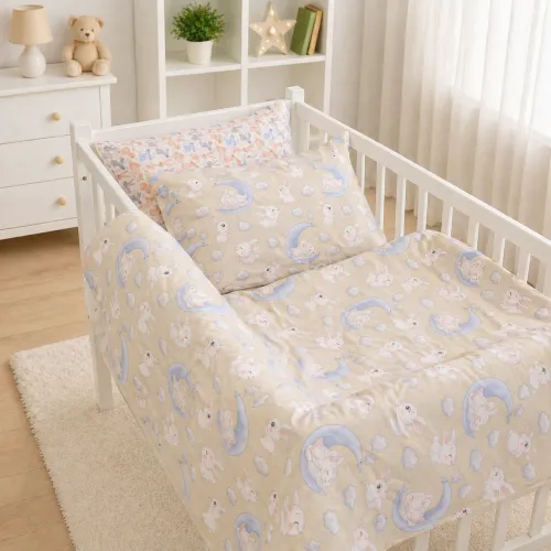 Комплект постельного белья Поплин BABY Poplin Line Kids 07 Rabbits - 1