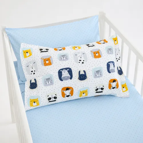 Комплект постельного белья Поплин BABY Poplin Line Kids 09 Sleeping animals - 5