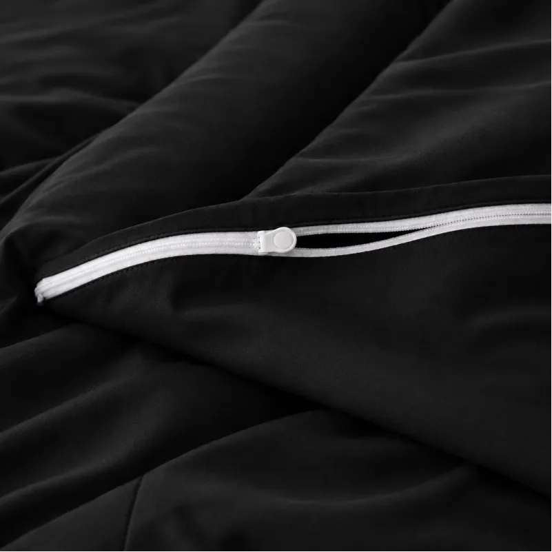 Комплект постельного белья Сатин TEENAGER Satin Light Pro 10-006 Black Фото - 9