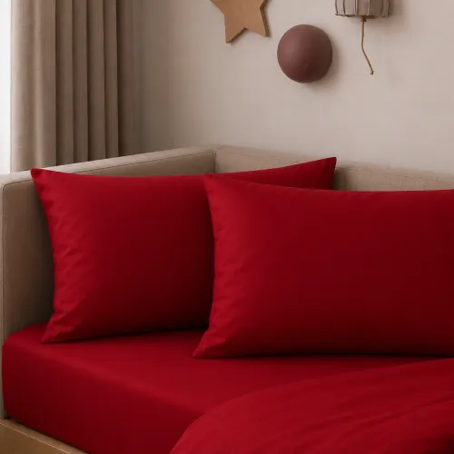 Комплект постельного белья Сатин TEENAGER Satin Light Pro 10-007 Red - 5