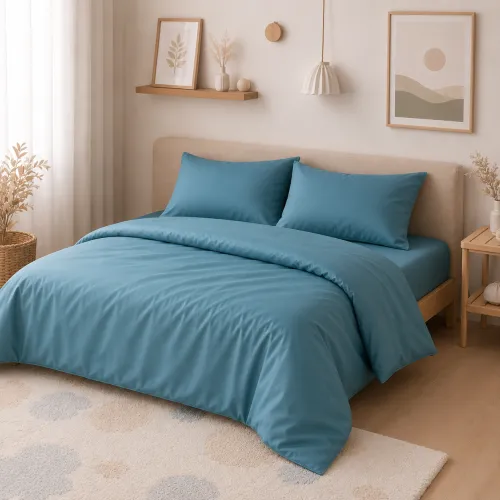 Комплект постельного белья Сатин TEENAGER Satin Light Pro 10-008 Blue - 1