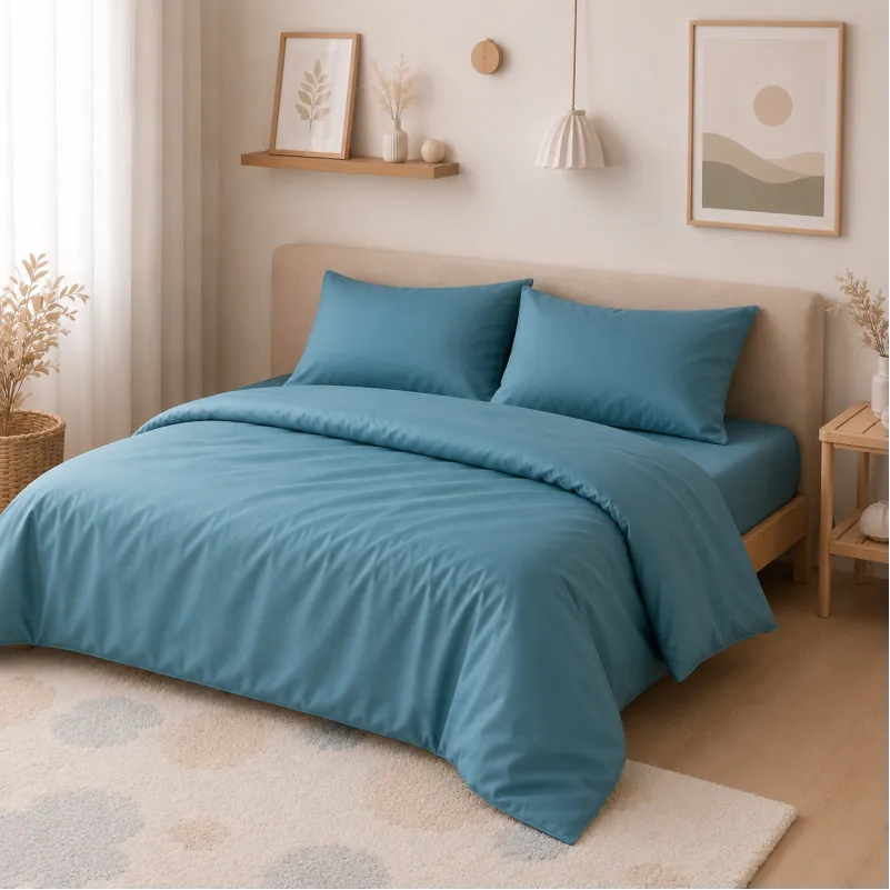 Комплект постільної білизни Сатин TEENAGER Satin Light Pro 10-008 Blue