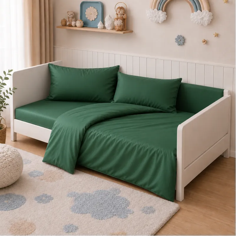 Комплект постельного белья Сатин LITTLE KIDS Satin Light Pro 10-009 Green