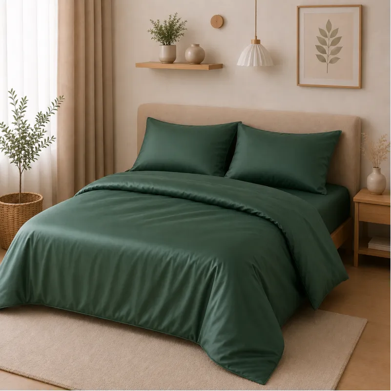 Комплект постільної білизни Сатин TEENAGER Satin Light Pro 10-009 Green