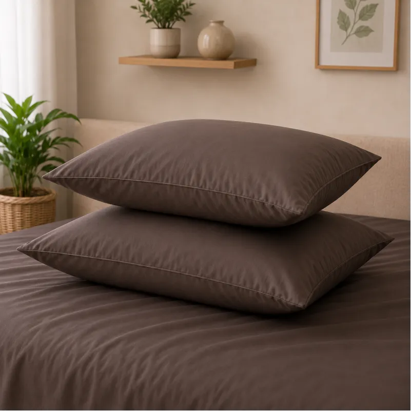 Комплект постільної білизни Сатин JUNIOR Satin Light Pro 10-010 Brown - 4