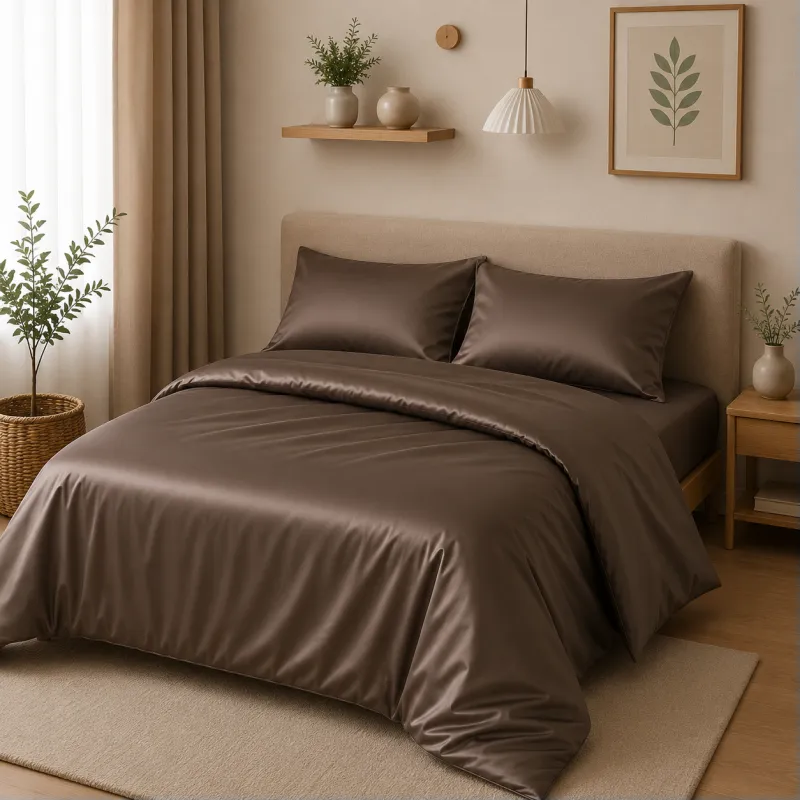 Комплект постільної білизни Сатин TEENAGER Satin Light Pro 10-010 Brown