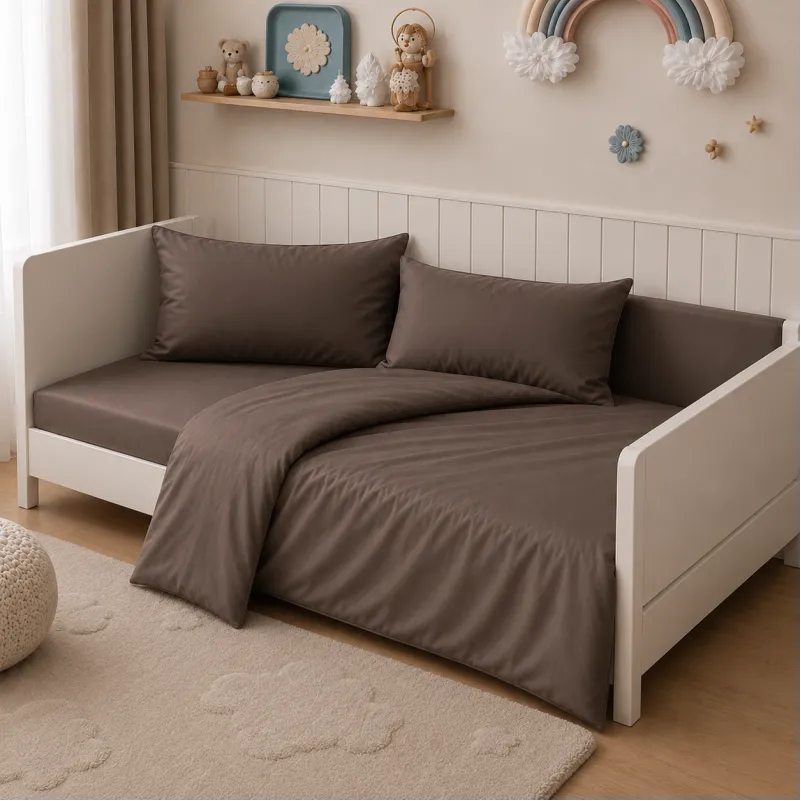 Комплект постельного белья Сатин LITTLE KIDS Satin Light Pro 10-010 Brown