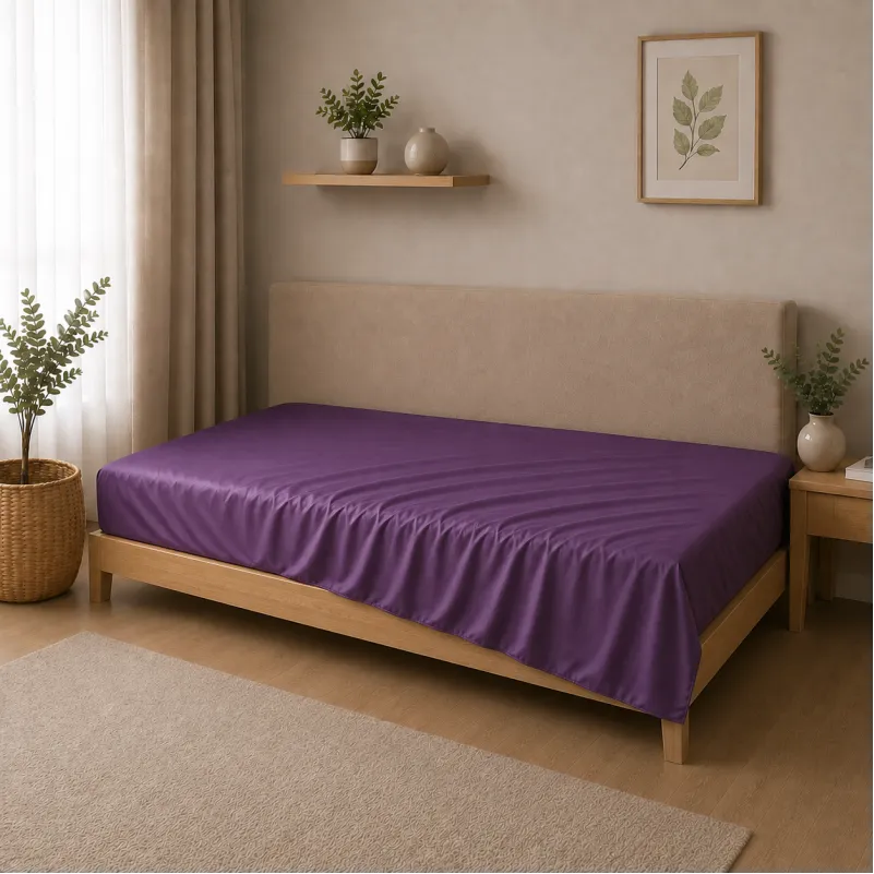 Комплект постільної білизни Сатин JUNIOR Satin Light Pro 10-012 Violet Фото - 6