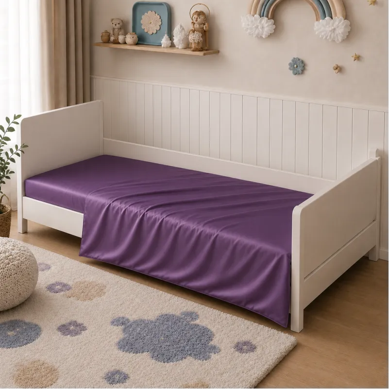 Комплект постельного белья Сатин LITTLE KIDS Satin Light Pro 10-012 Violet Фото - 7