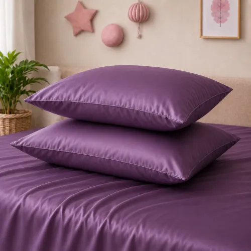 Комплект постельного белья Сатин JUNIOR Satin Light Pro 10-012 Violet - 5