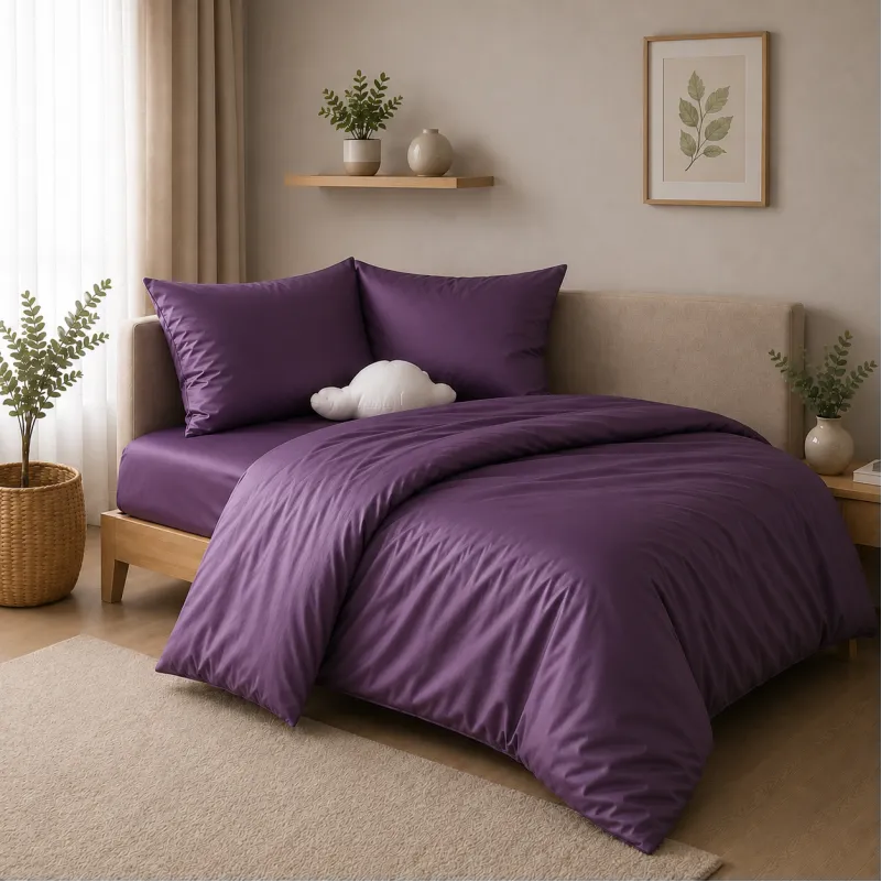 Комплект постільної білизни Сатин JUNIOR Satin Light Pro 10-012 Violet