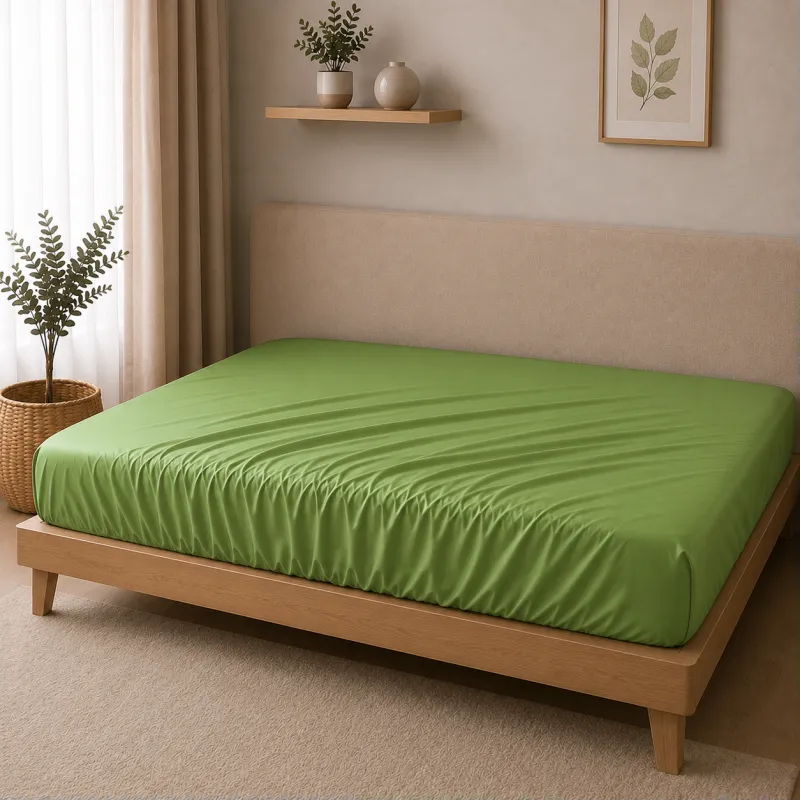 Комплект постільної білизни Сатин JUNIOR Satin Light Pro 10-013 Lettuce - 4