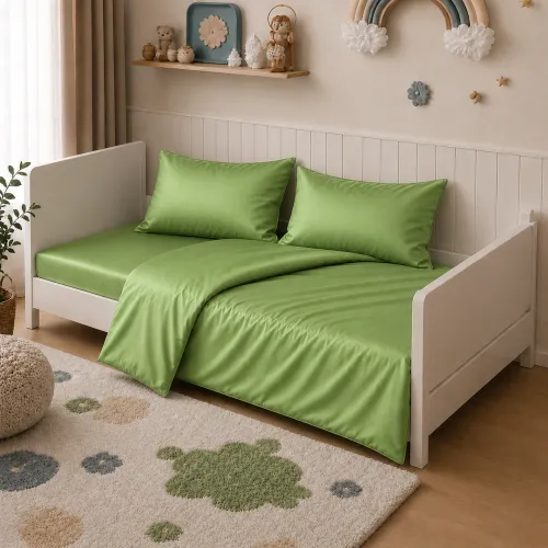 Комплект постельного белья Сатин LITTLE KIDS Satin Light Pro 10-013 Lettuce - 1