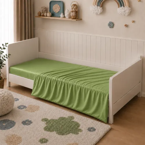 Комплект постельного белья Сатин LITTLE KIDS Satin Light Pro 10-013 Lettuce - 5