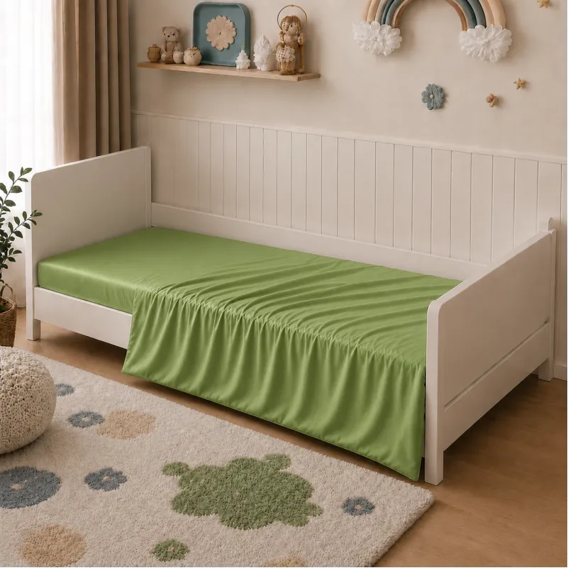 Комплект постельного белья Сатин LITTLE KIDS Satin Light Pro 10-013 Lettuce - 4
