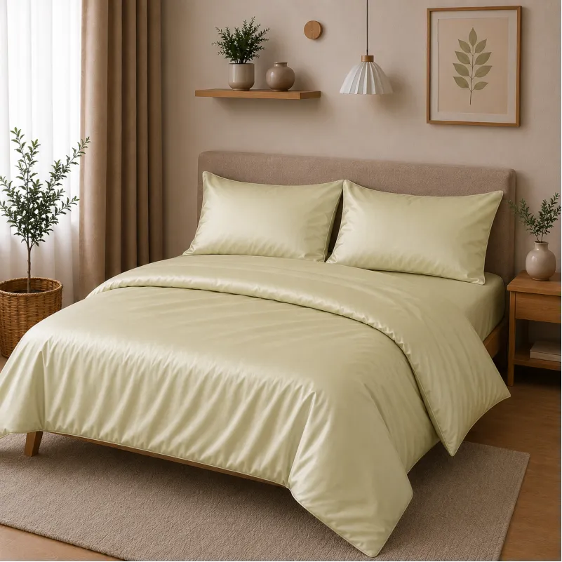 Комплект постільної білизни Сатин TEENAGER Satin Light Pro 10-014 Soft yellow