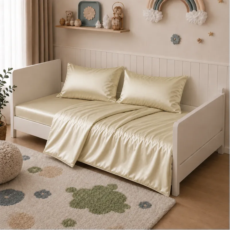 Комплект постельного белья Сатин LITTLE KIDS Satin Light Pro 10-014 Soft yellow